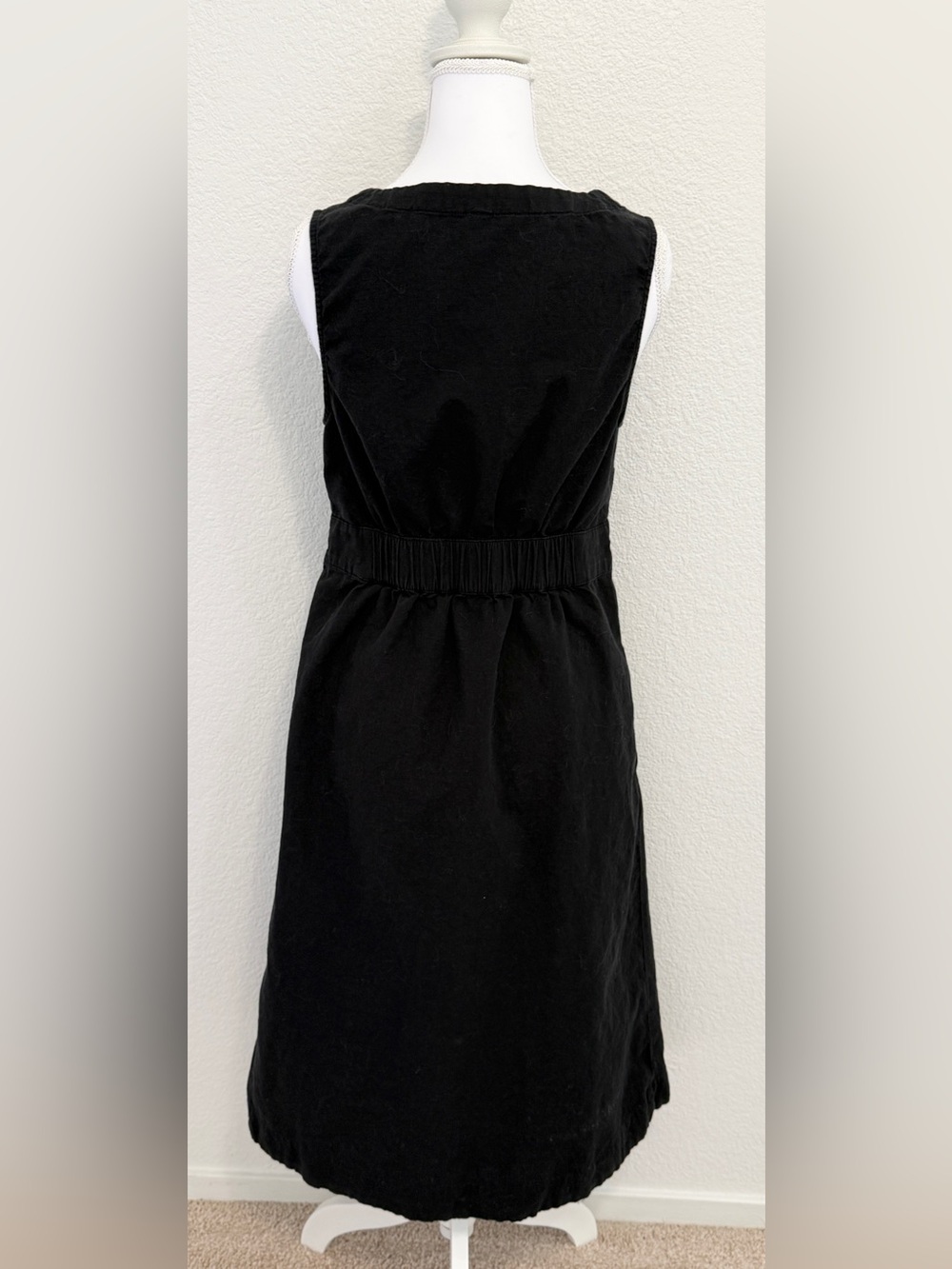 Pact Canopy Organic Cotton/Linen Button Front Dress - Picture 7 of 8